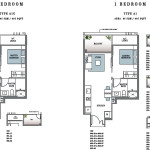 Botanique At Bartley 1 bedroom Floor Plan