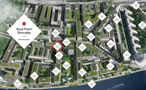 Royal Wharf Portland House Site Plan2