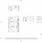 The Poiz Residence Floor Plan 1 Bedroom+study