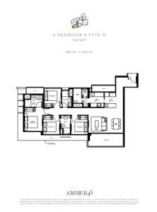 Amber 45 floor plan 4br Premium