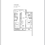 Sixteen 35 residences floor plan 2br