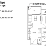 Tapestry tampines CDL 1 bedroom-floor-plan