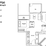 Tapestry tampines CDL 2 bedroom-floor-plan