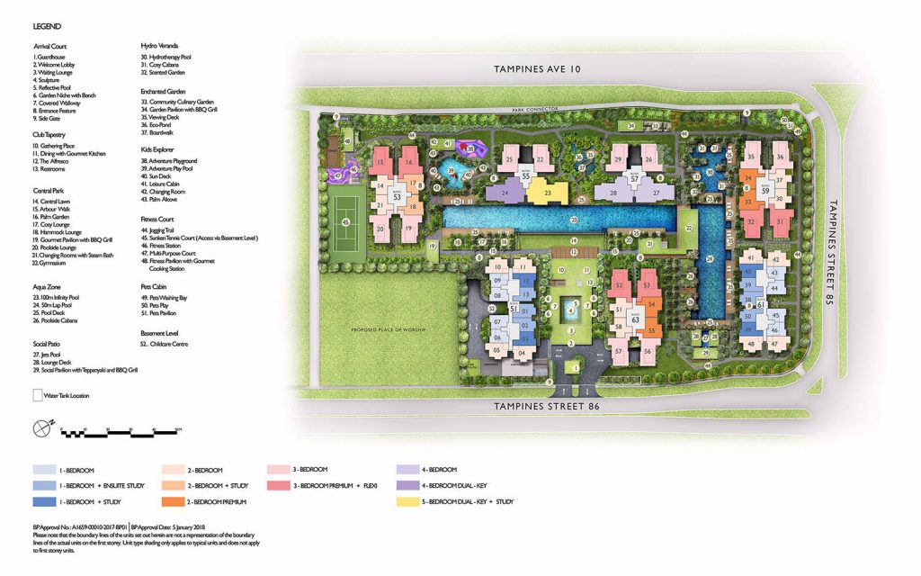 The Tapestry Site Plan