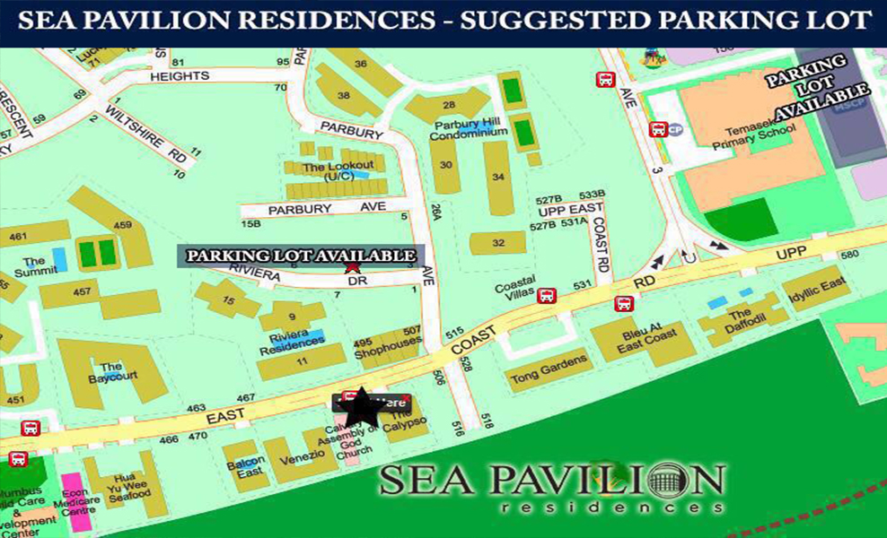 sea pavilion residences location